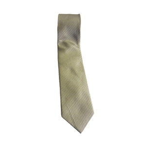 Michael Kors Men Tie 100% Silk Necktie Cream Tone Tie